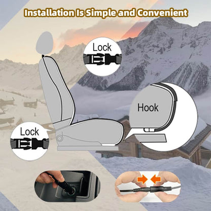 Upgraded Heated Car Seat Cushion-Automatic Shut-Off