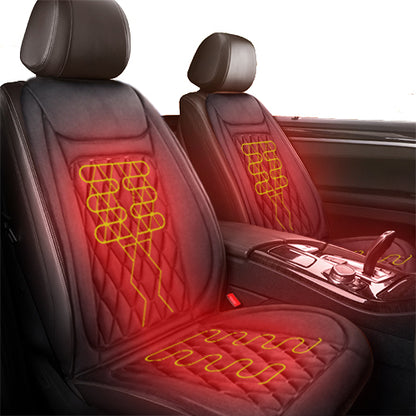 Most classic Heated Car Seat Cushion/Two-seater Black