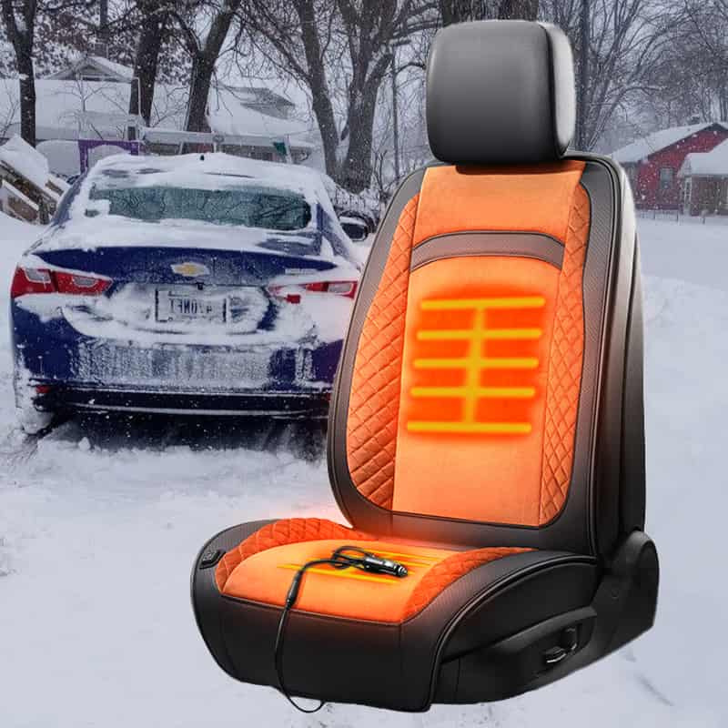 Most Popular 12V/24V Heated Car Seat Cushion In Winter