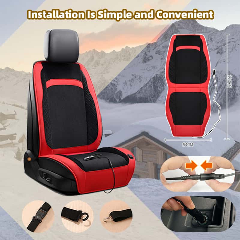 Most Popular 12V/24V Heated Car Seat Cushion In Winter